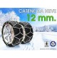 CATENE DA NEVE OMOLOGATE AUTO 12MM GR 255 25545 R20 2554520