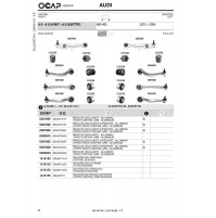 KIT BRACCI AVANTRENO ANT.  FOR AUDI A6 - AVANT - QUATTRO (4B2-4B5) DAL 2001 > 2004