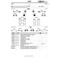 KIT BRACCI AVANTRENO ANT E POST FOR AUDI A8 (4D2-4D8) DAL 1999 > 09/2002