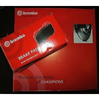 KIT DISCHIPATTINI FRENO BREMBO ANT RENAULT TALISMAN L2M 0713 