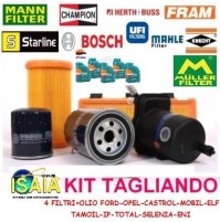 KIT TAGLIANDO FILTRI OLIO6 LITRI OLIO TOTAL QUARTZ 5W30 C5 II 22 HDI
